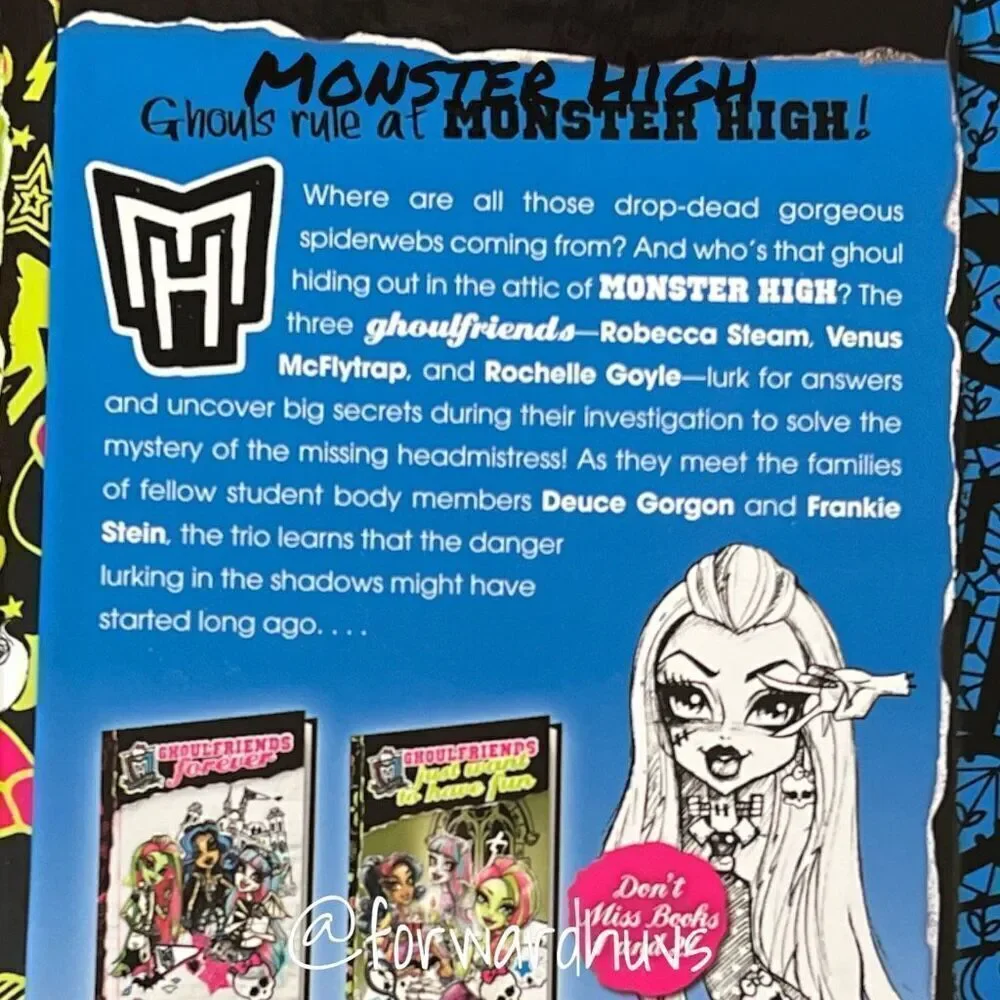 Monster High Ghoulfriends Books 2, 3, 4 by Gitty Daneshvari - Hardcover & Paperb